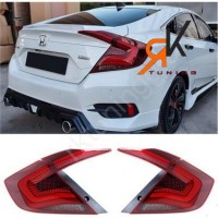 HONDA CİVİC FC5  RED OMURGA DİZAYN LED STOP 
